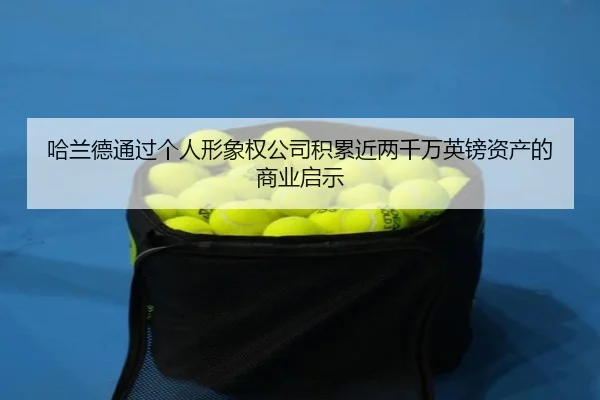 哈兰德通过个人形象权公司积累近两千万英镑资产的商业启示